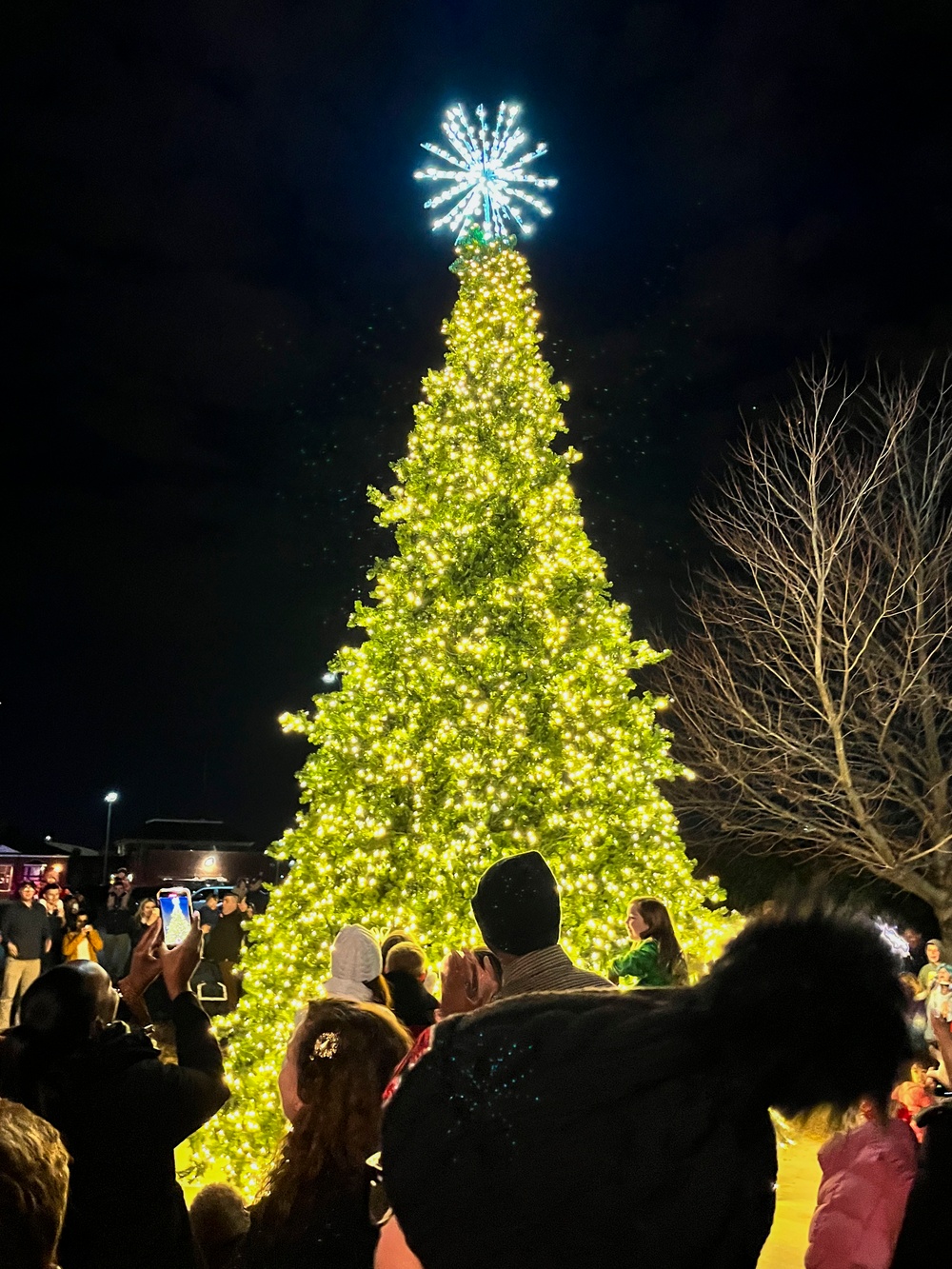 Tree Lighting ceremony at JBAB