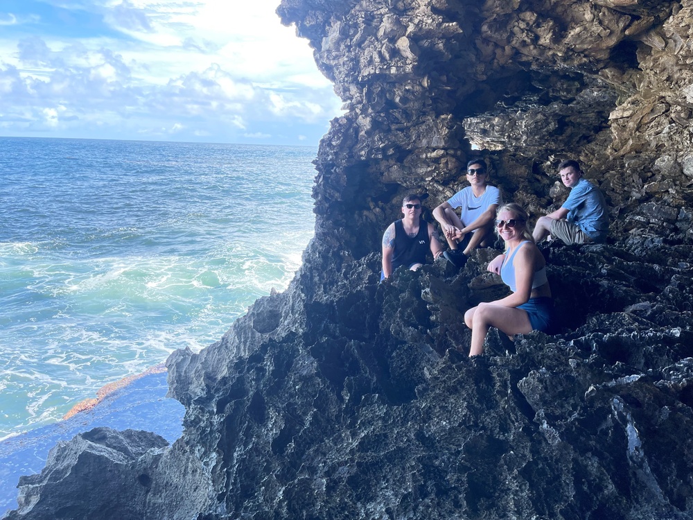 MSGs visit Animal Flower Cave in Barbados