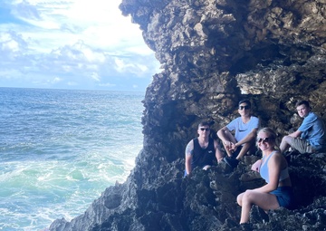 MSGs visit Animal Flower Cave in Barbados