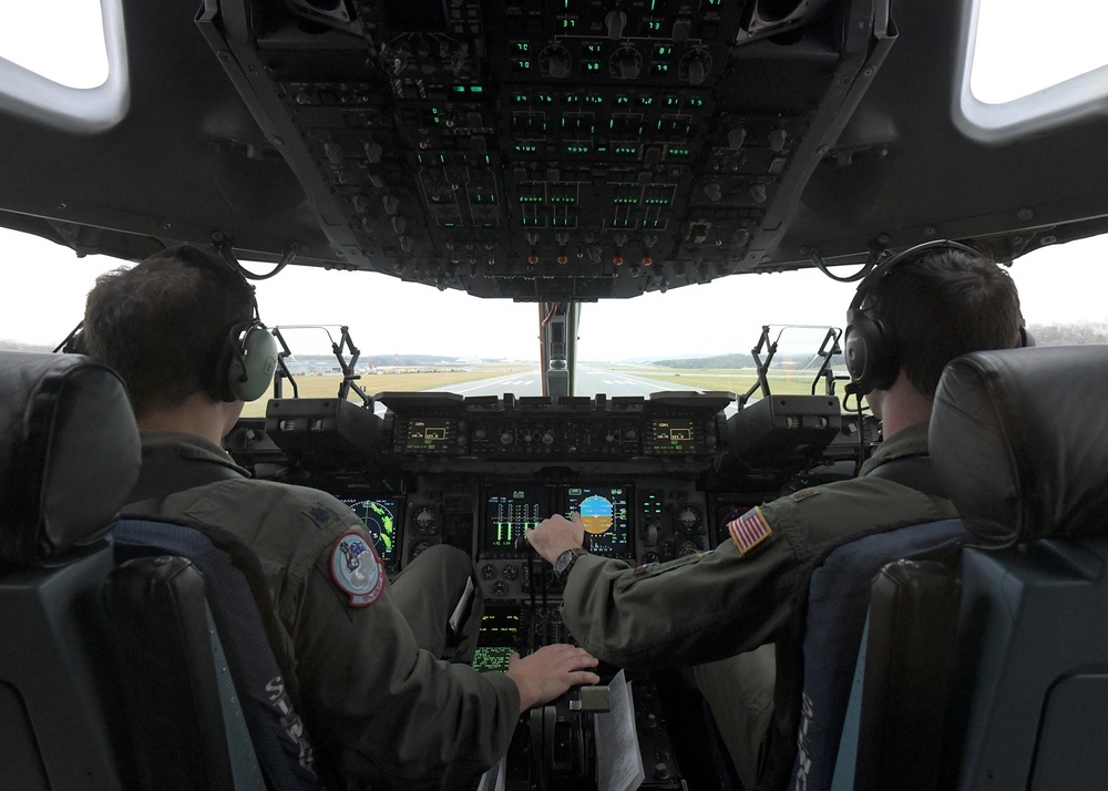 The 105th Airlift Wing and the 158th Fighter Wing Conduct Air Guard Wing-Level Exercise