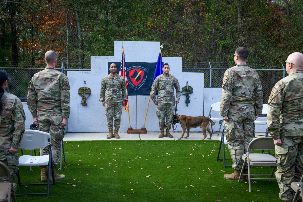 Happy trails, happy tails: Robins AFB MWD retires