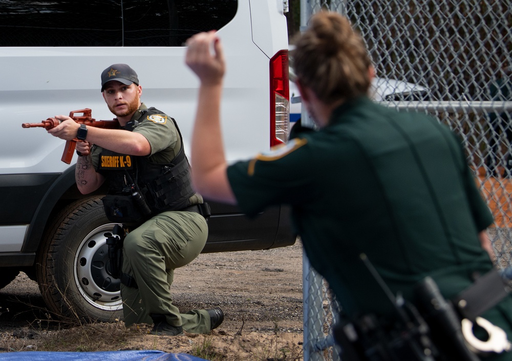 Active assailant exercise at EOD school