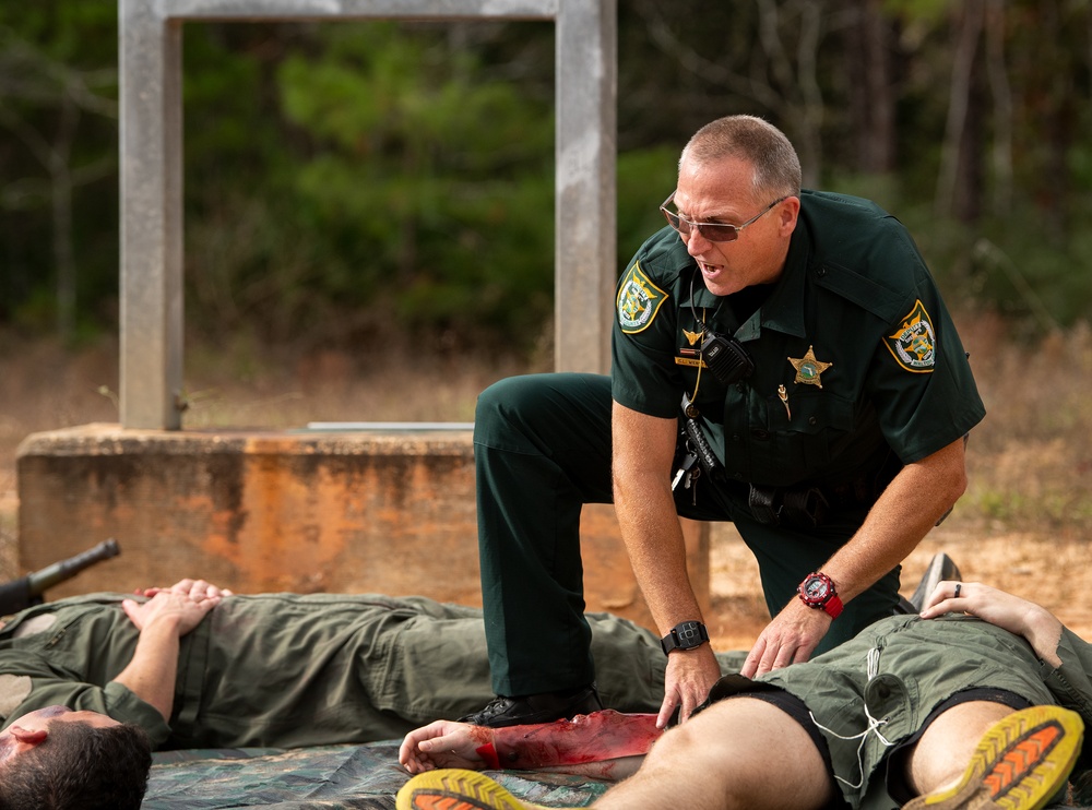 Active assailant exercise at EOD school