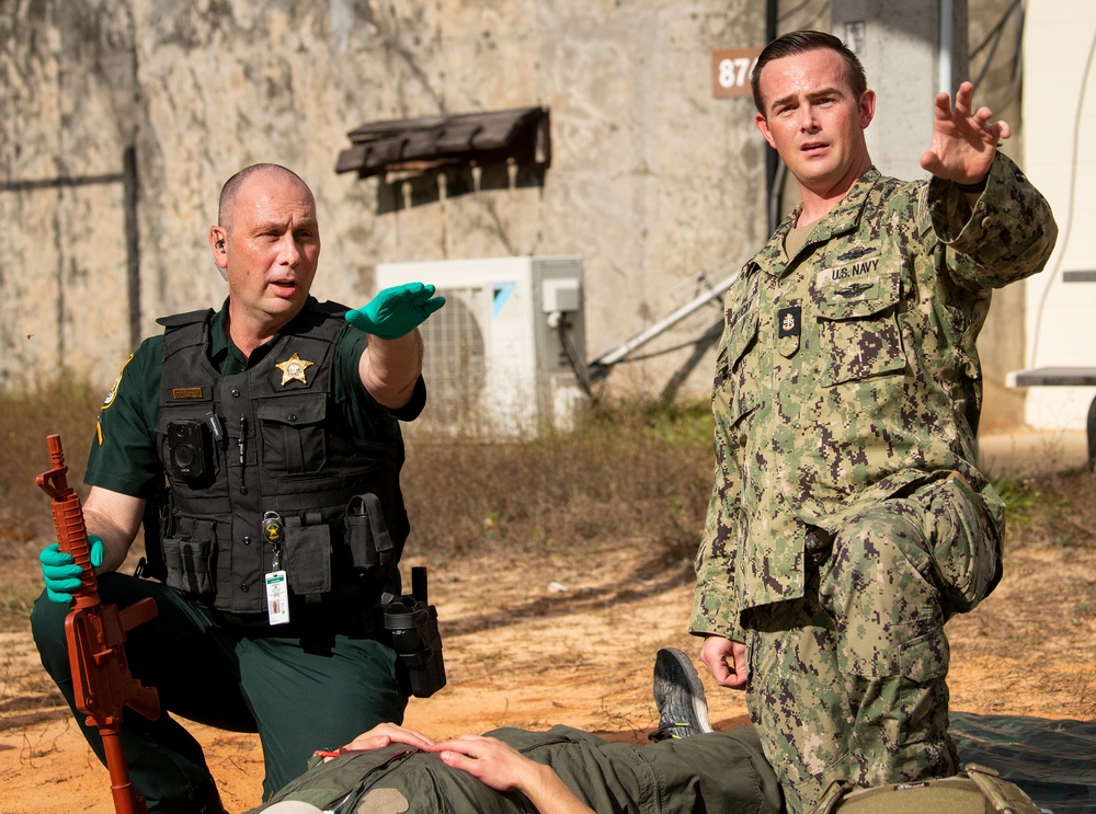 Active assailant exercise at EOD school