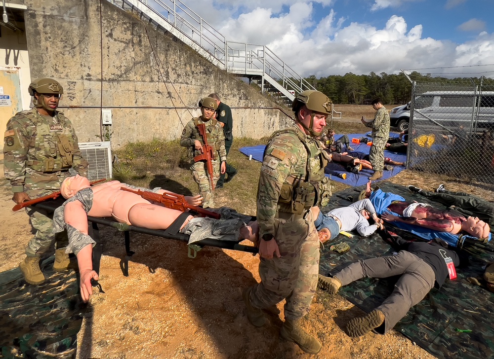 Active assailant exercise at EOD school