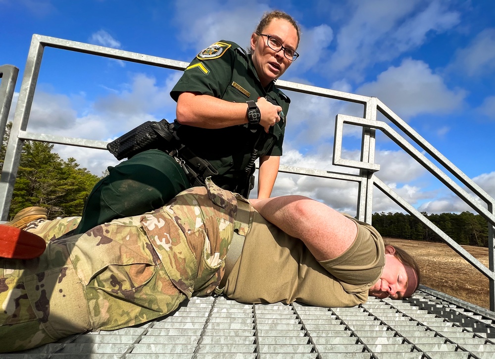 Active assailant exercise at EOD school