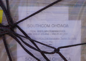 Oral Rehydration Salt delivery to Haiti