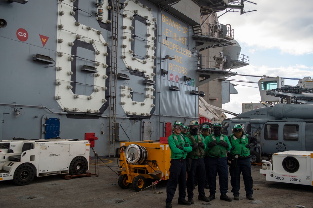 Ike is Underway Conducting Flight Deck Qualifications