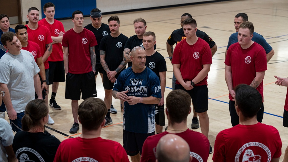 AETC first sergeant visits Holloman