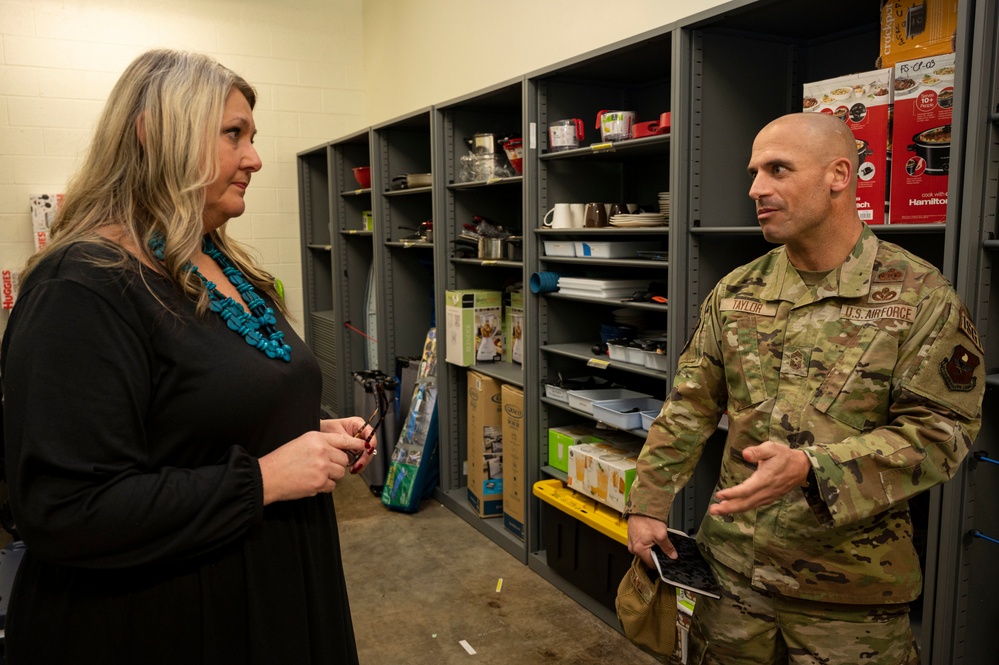 AETC first sergeant visits Holloman