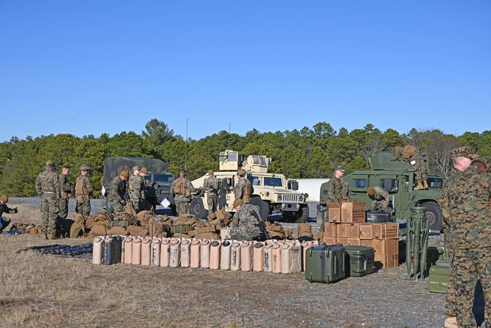 Fort Dix – 1st Battalion 25th USMC – Crew Gunnery Range 65 - 09 DEC 2022