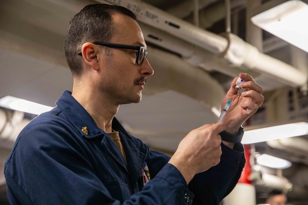 Daily Operations Aboard USS George H.W. Bush (CVN 77)