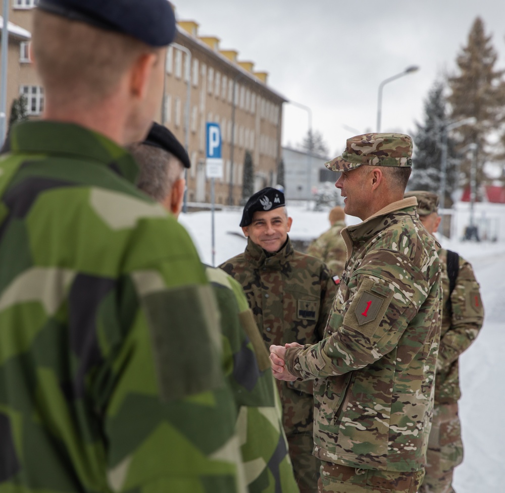 Stronger Together: Big Red One Conducts Joint Command Exercise