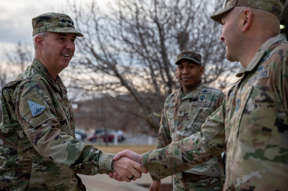 Lt. Gen. Whiting visits Buckley Space Force Base