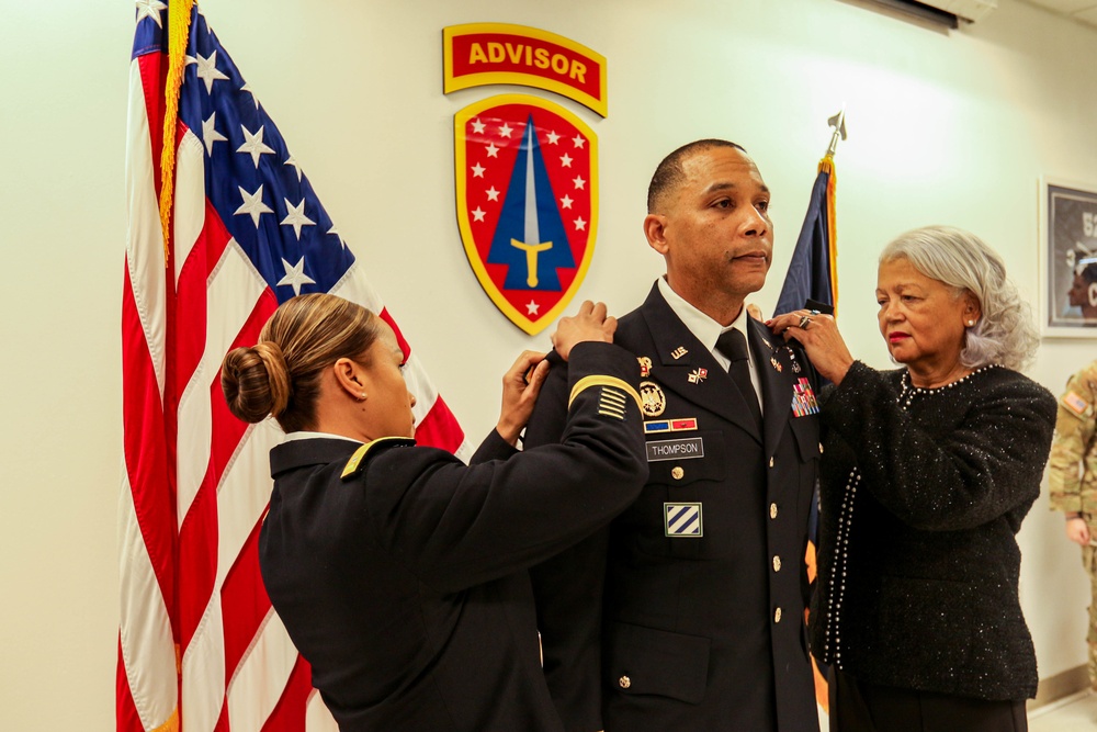 Maj. Thompson Promotion