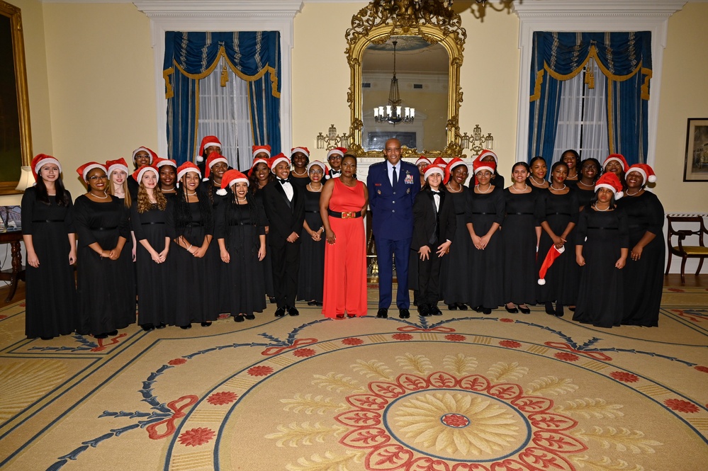 CSAF Brown attends holiday concert