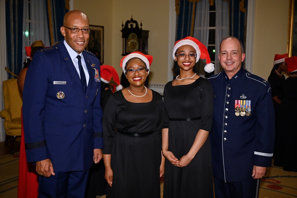 CSAF Brown attends holiday concert