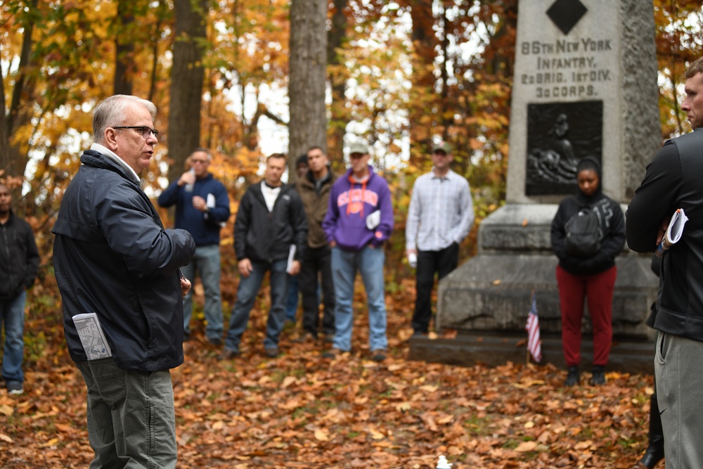 Gettysburg staff ride provides leadership lessons