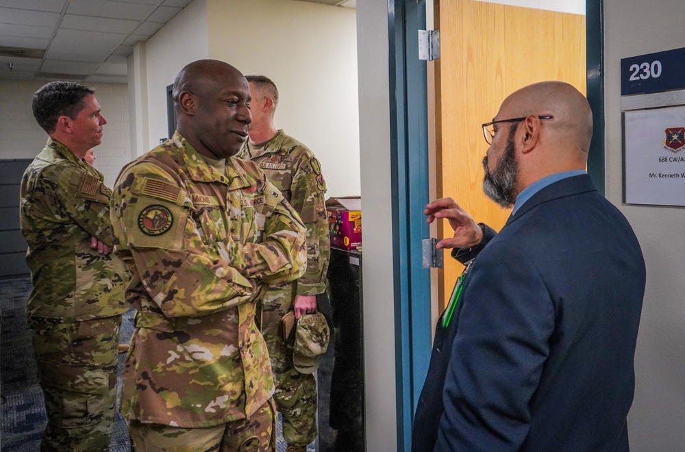 Air Combat Command Inspector General visits 688th Cyberspace Wing for unit effectiveness inspection