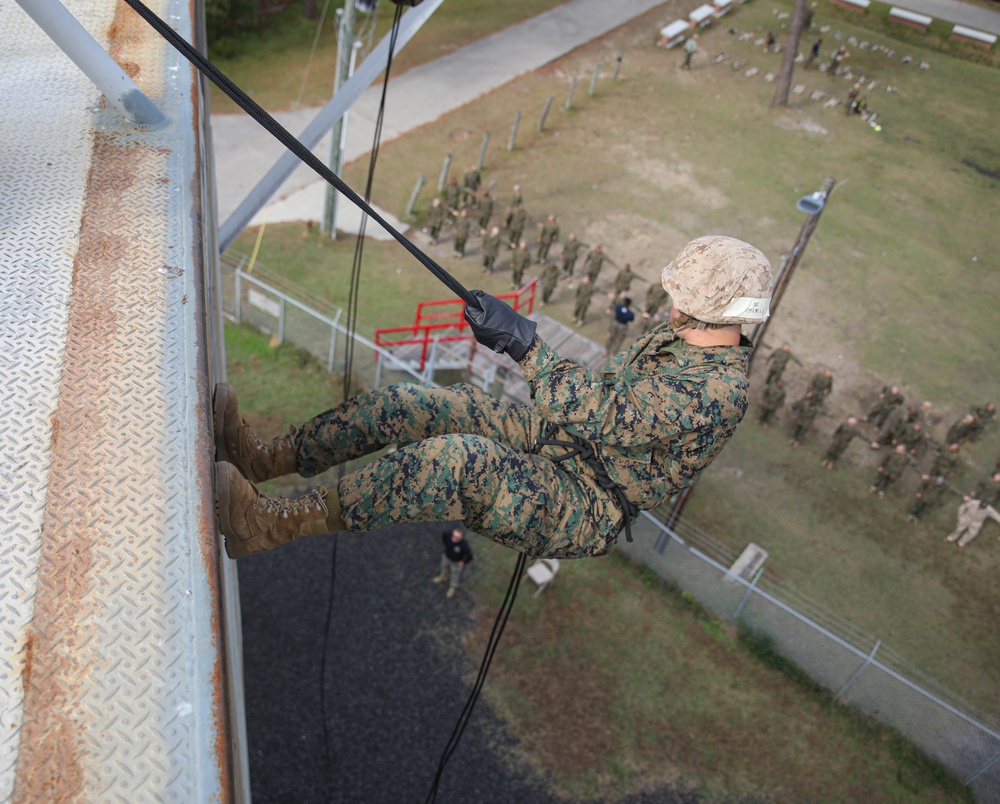 India Company Rappel Tower