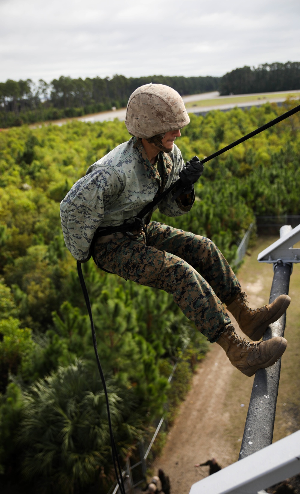 India Company Rappel Tower