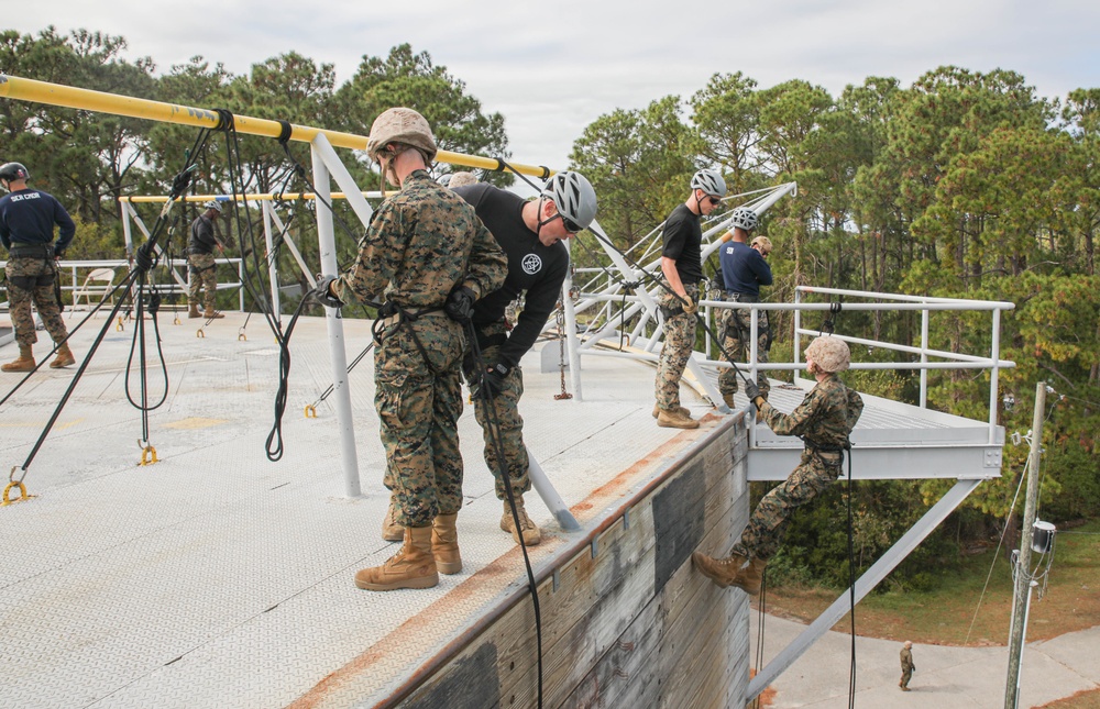 India Company Rappel Tower