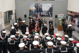 Pre-Commissioning Unit Augusta (LCS 34) Blue Crew Holds Assumption of Command Ceremony