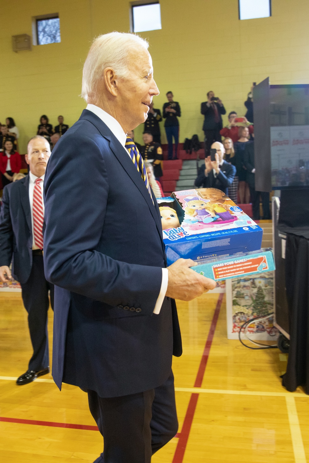 President Biden and First Lady Attend Toys for Tots Event