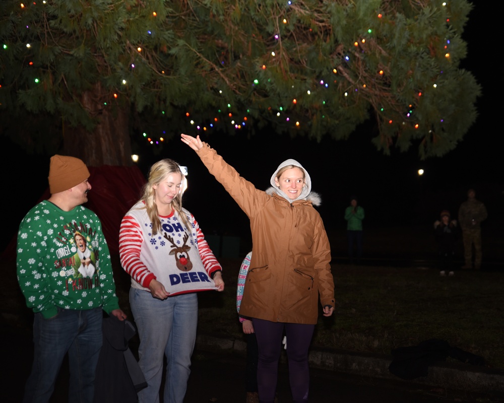 Team McChord holiday tree lighting ceremony