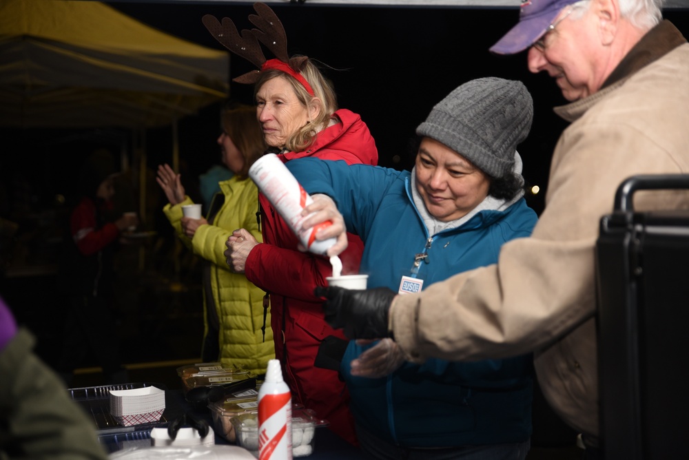 Team McChord holiday tree lighting ceremony