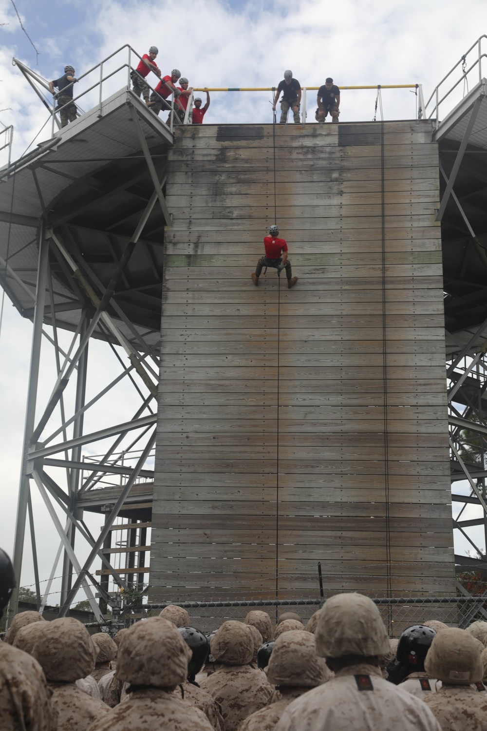 Alpha Company Rappel Tower