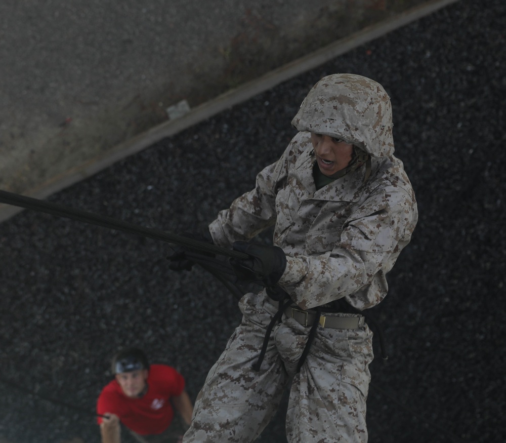 Alpha Company Rappel Tower