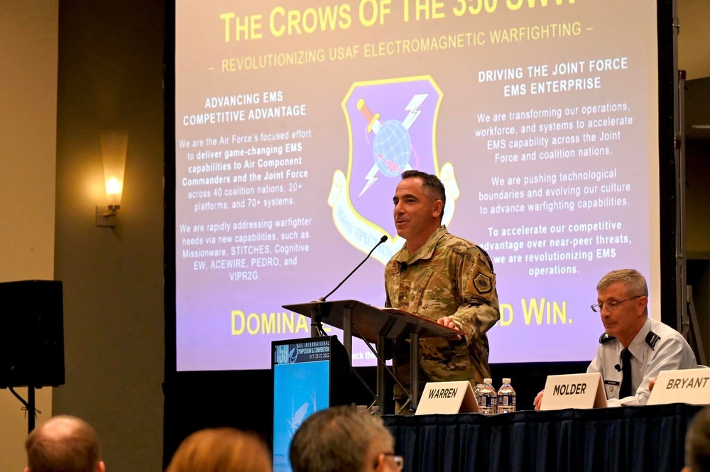 Crows represent 350th SWW at 59th Annual AOC Symposium