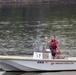 Sailing Instructor Waves Hello from the Willamette River, Ore.