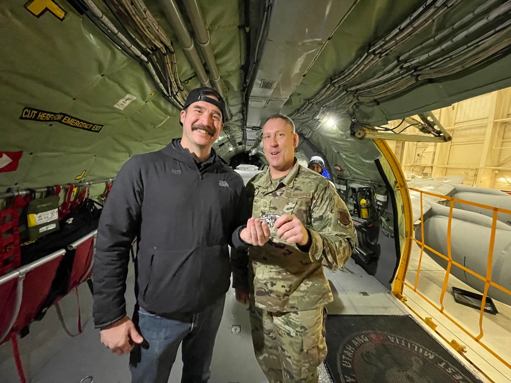 168th Wing host Hockey Team