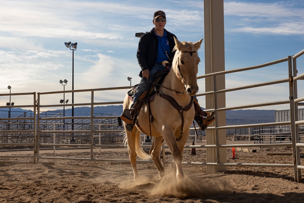 The last standing Mounted Color Guard