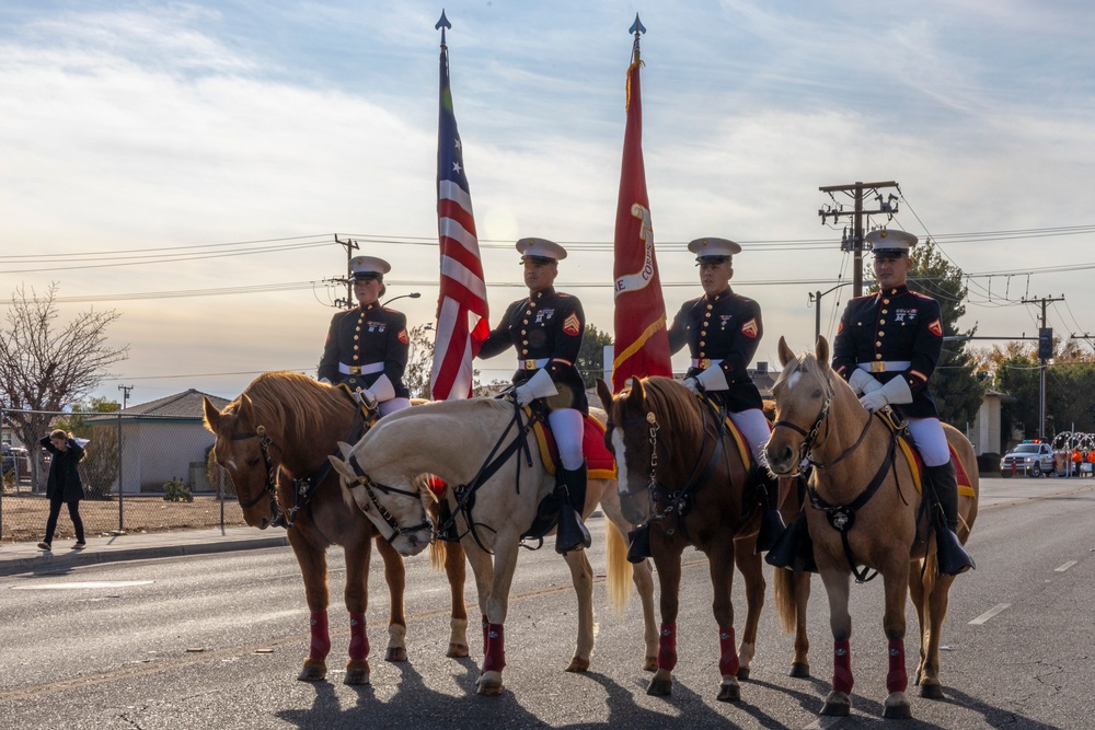 The last standing Mounted Color Guard