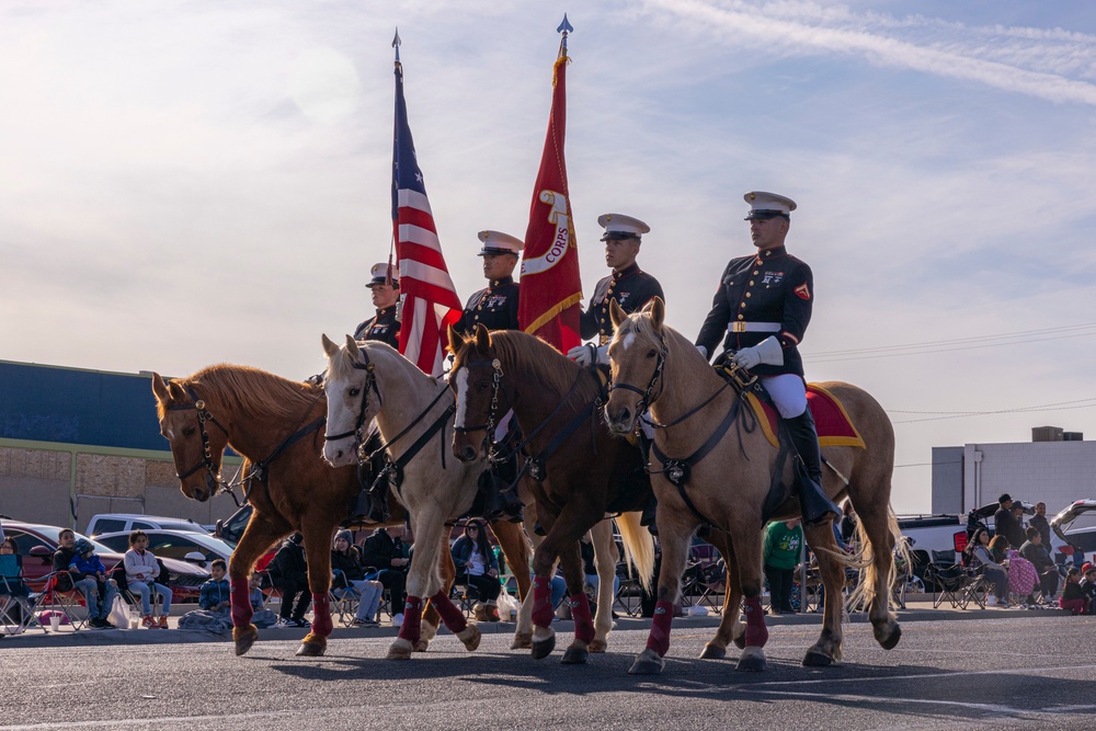 The last standing Mounted Color Guard