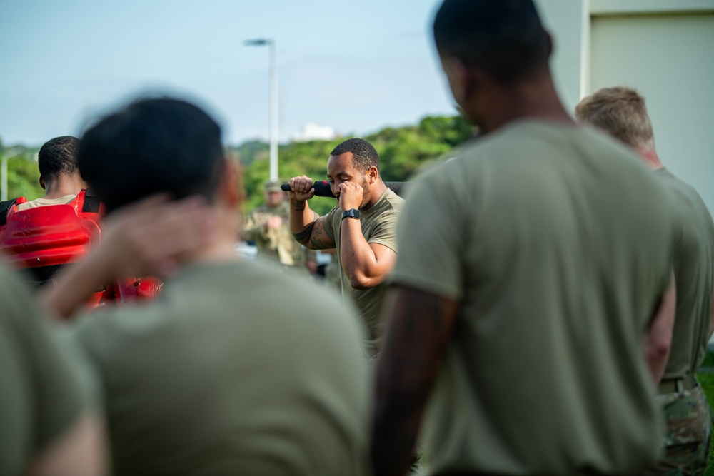 18 SFS conducts OC spray training