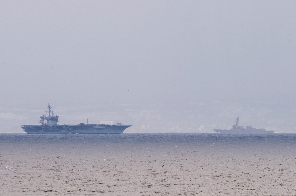 USS Carl Vinson and USS Momsen Participate in Steel Knight 23