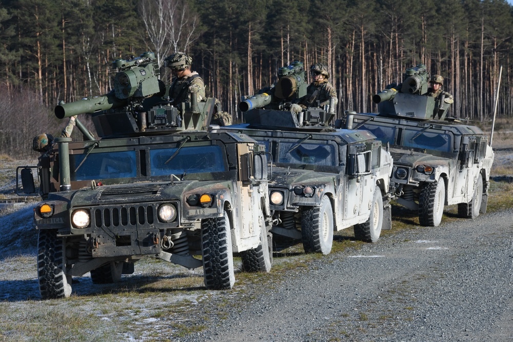 1-91 CAV, 173rd AB fire TOW missiles