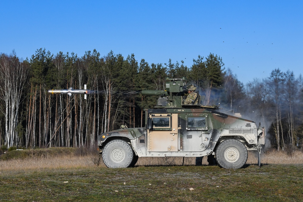 1-91 CAV, 173rd AB fire TOW missiles