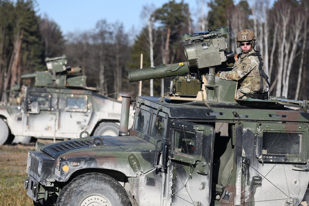 1-91 CAV, 173rd AB fire TOW missiles