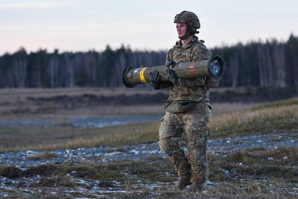 1-91 CAV, 173rd AB fire TOW missiles