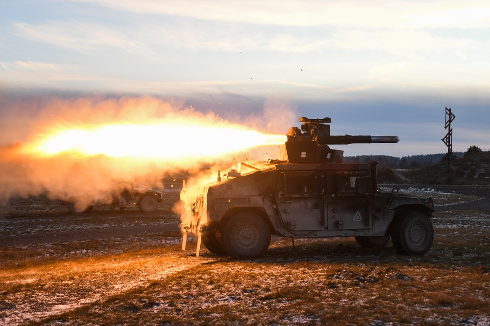 1-91 CAV, 173rd AB fire TOW missiles