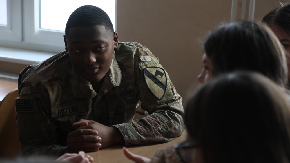 GREYWOLF Troopers Visit Polish Students