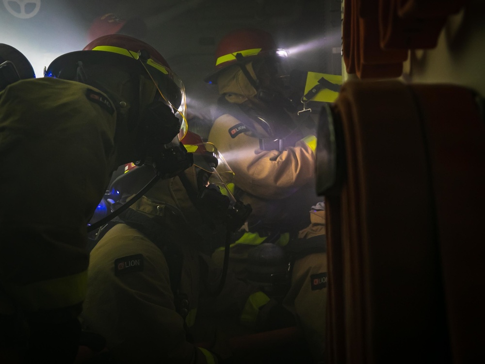 USS Delbert D. Black Conducts General Quarters Drill