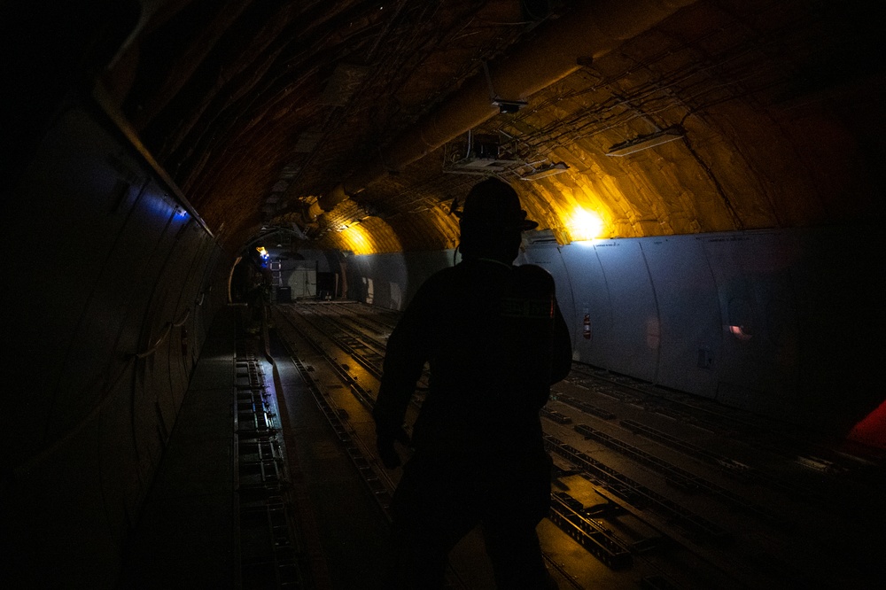 PSAB Fire Conducts KC-10 Emergency Response Training Exercise