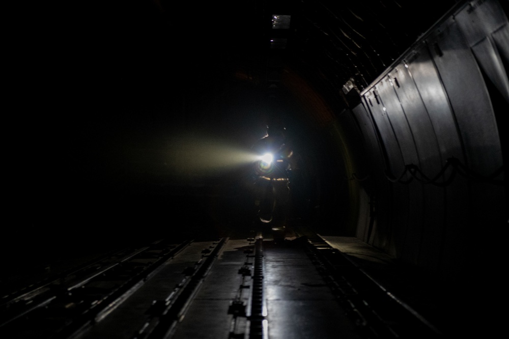 PSAB Fire Conducts KC-10 Emergency Response Training Exercise