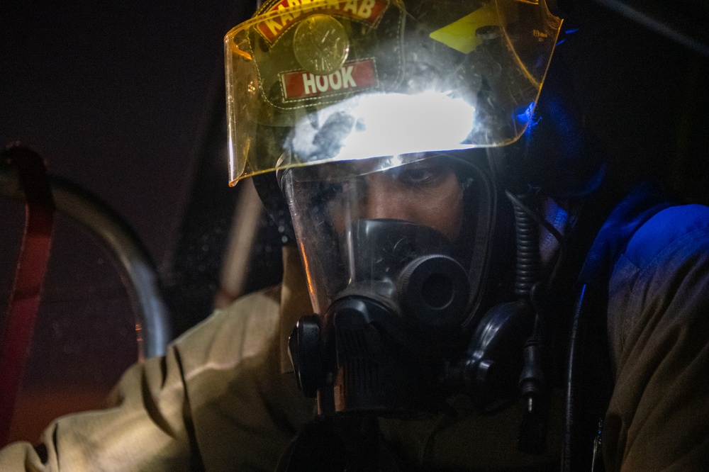 PSAB Fire Conducts KC-10 Emergency Response Training Exercise